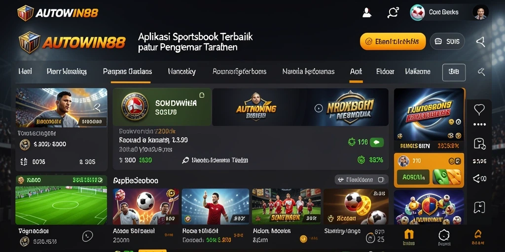 Screenshot utama AUTOWIN88 menampilkan pengalaman taruhan yang seru dan interaktif.