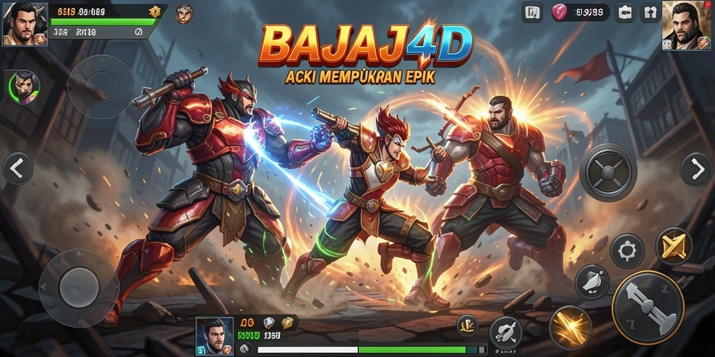 Tampilan gameplay seru dan menegangkan dari BAJAJ4D.