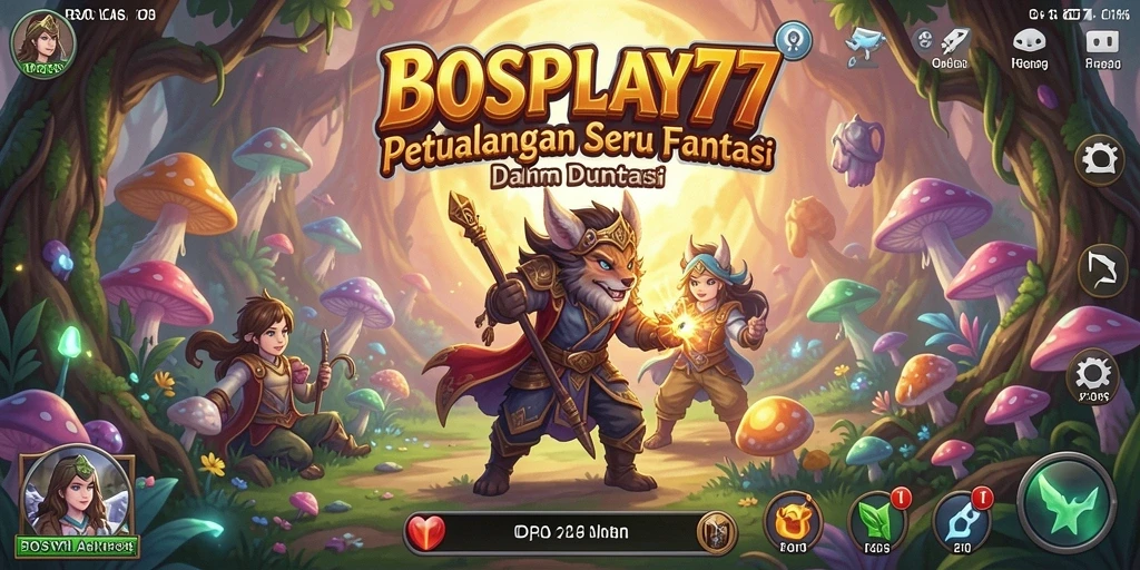 Gameplay seru dan grafis menakjubkan di BOSPLAY77.