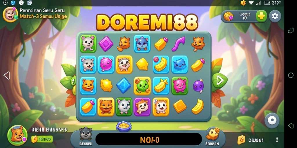 Screenshot gameplay DOREMI88 yang seru dan menantang.