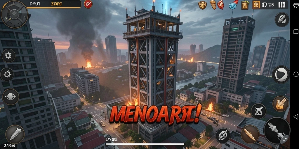 Tampilan menarik dari gameplay DY01 dalam kategori Tower Defense.