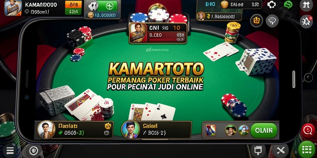 Screenshot gameplay KAMARTOTO yang menunjukkan aksi Poker yang seru.