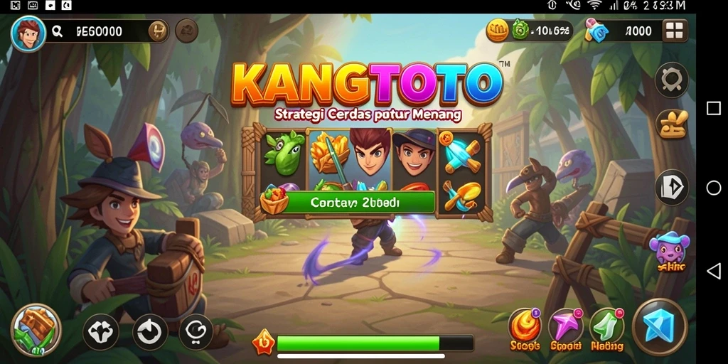 Gameplay KANGTOTO yang intens dan penuh strategi.